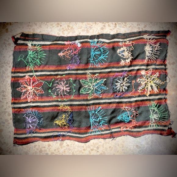 Beautiful Traditional Colorful Beaded Siwan/Egyptian Cloth Panel-One of a Kind - Picture 4 of 4